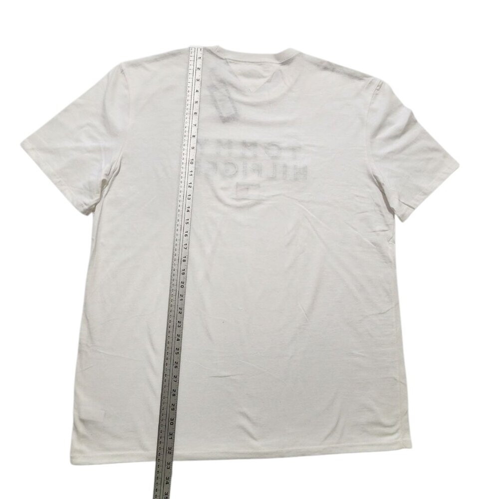 Tommy Hilfiger Men's Short-Sleeve Crewneck Embroidery T-Shirt‎ 2XL White - Picture 5 of 10